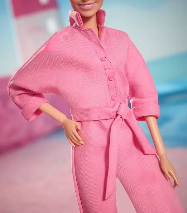 Фото - Колекційна лялька Barbie “Pink Power Jumpsuit” за мотивами фільму "Барбі" (HRF29)