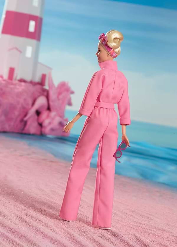 Фото - Колекційна лялька Barbie “Pink Power Jumpsuit” за мотивами фільму "Барбі" (HRF29)