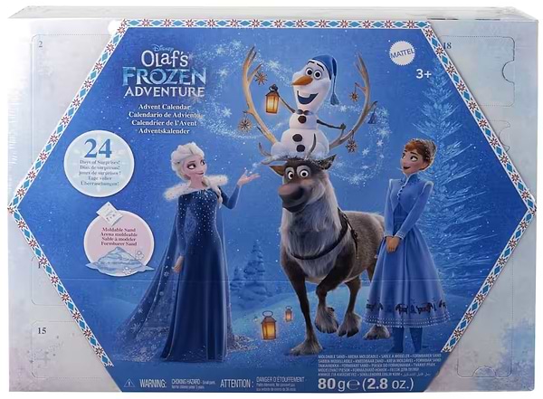 Фото - Набір ігрових фігурок Disney Frozen Адвент-календар Крижане серце (HWX20)