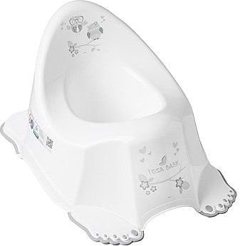 Горшок детский Tega Baby Сова с антискользящей резиной и музыкой Белый (PO-047-103) - Фото 1