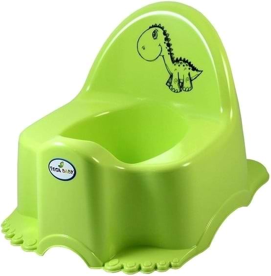 Фото - Горщик дитячий Tega Baby ЕСО Динозавр з музикою Салатовий (PO-056-138)