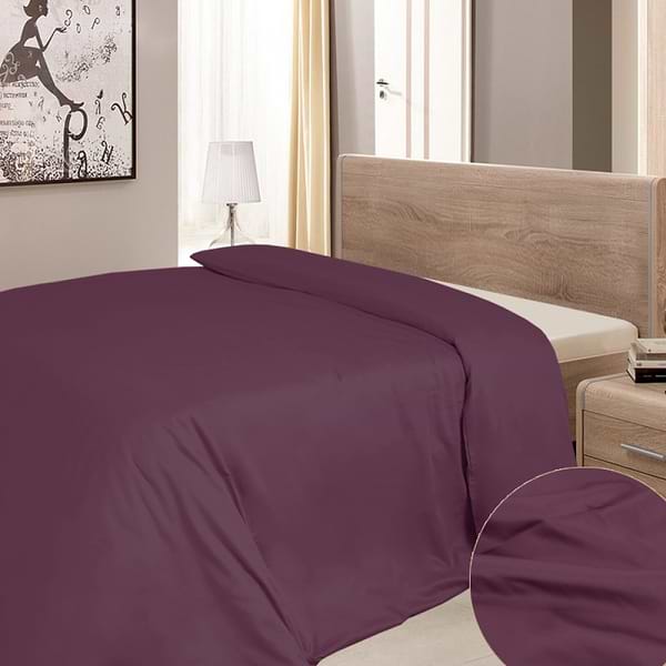 Фото - Пододеяльник двуспальный евро Ярослав сатин диз.06 (вишневый) 200х215 (39711)