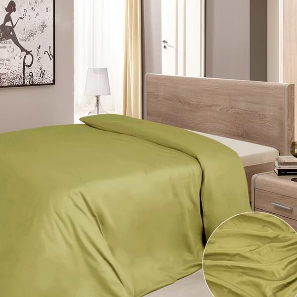 Фото - Підковдра двоспальна євро Ярослав сатин диз.05 (оливковий) 200х215 (39710)