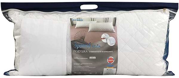 Фото - Подушка стандартна Руно 40х80 силіконова (307Spanish style)