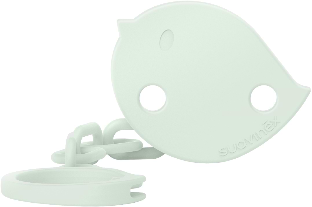 Держатель пустышек Suavinex Birdies мятная (309129)