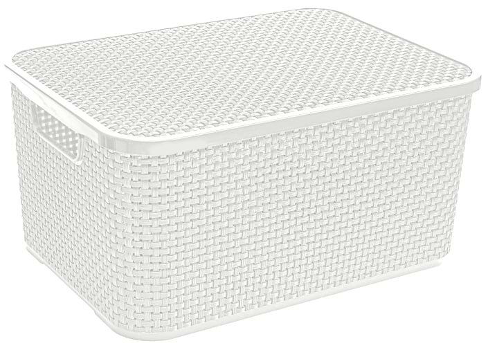 Короб для хранения BRANQ RATTAN 7 л белый (1722.2)