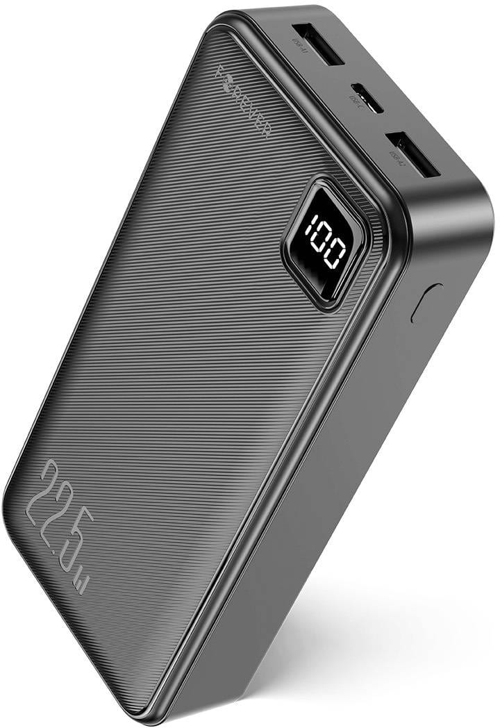 Батарея мобільна Forever TB-300L PD QC 22,5W 20000 mAh black - Фото 1
