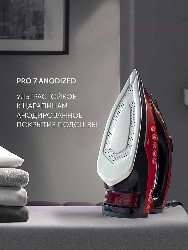 Фото - Утюг Polaris PIR 3099AK Red/Black
