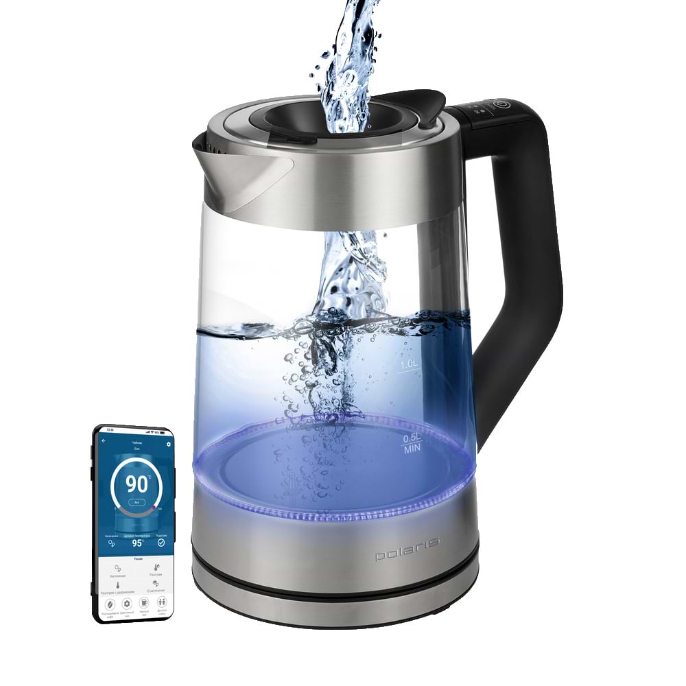 Електричний чайник Polaris PWK 1725CGLD WIFI IQ Home