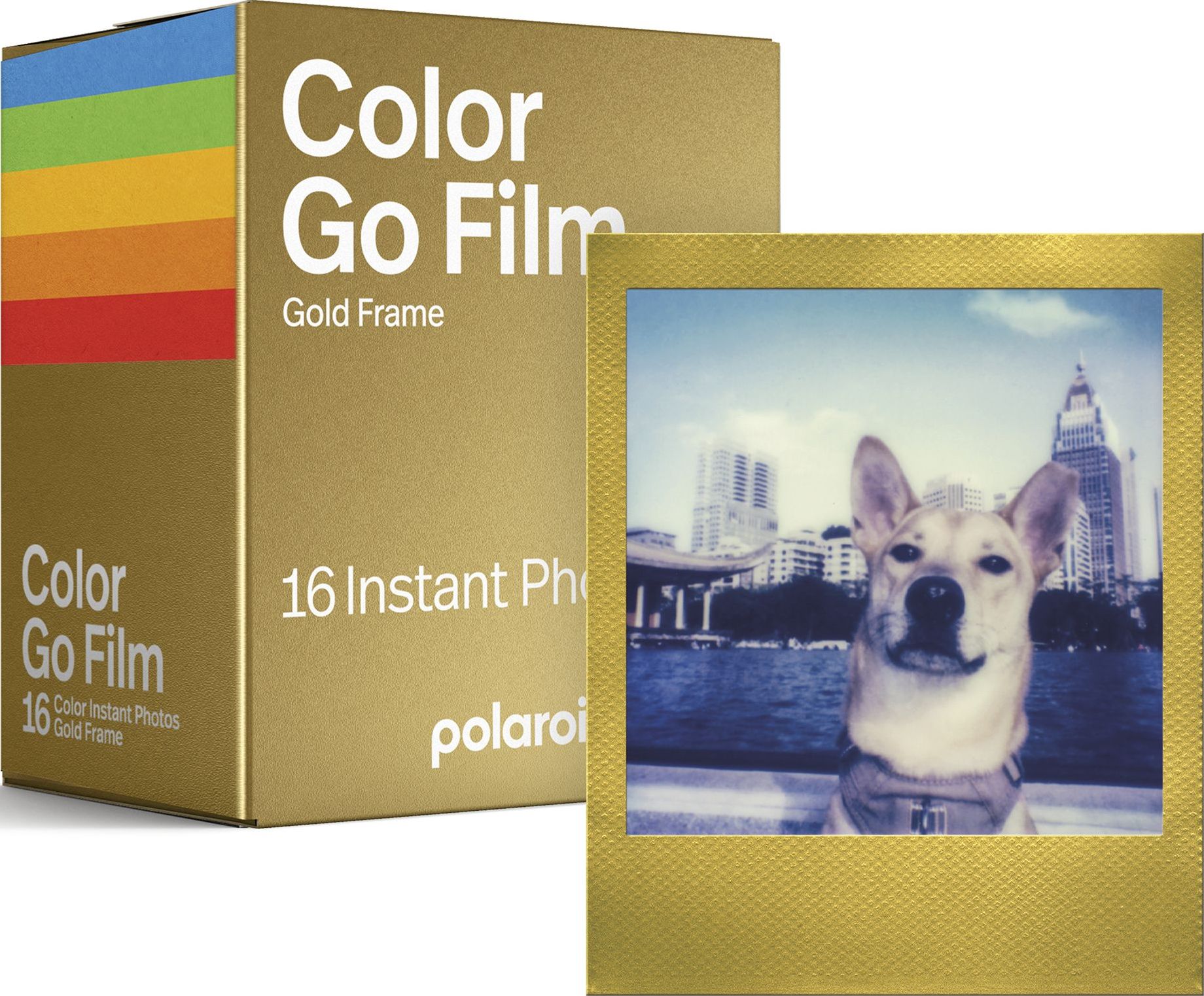 Фотоплёнка Polaroid Color film for Go - Gold Frame -Double Pack (6588)