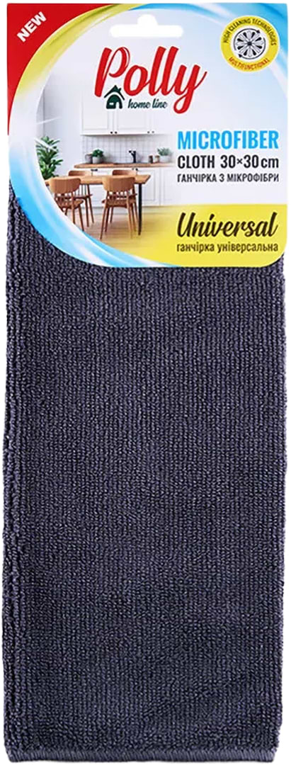 Серветка побутова POLLY 30х30 см Сіра (PO20175)