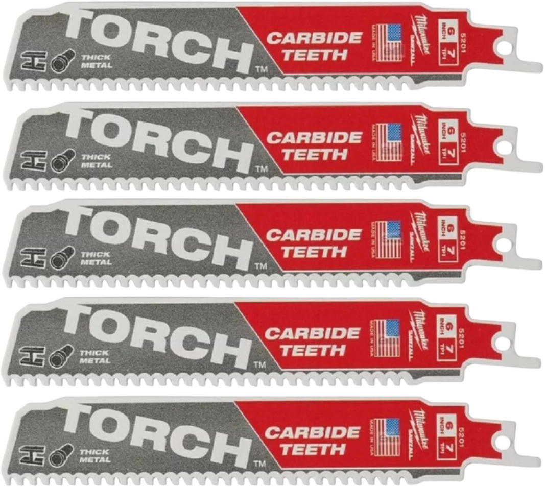 Полотно Milwaukee TORCH CARBIDE 150х3,1 мм 5 шт. (48475501)