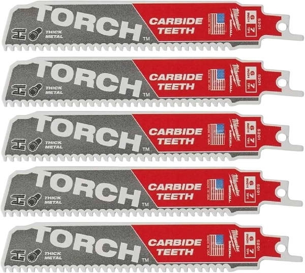 Фото - Полотно Milwaukee TORCH CARBIDE 150х3,1 мм 5 шт. (48475501)