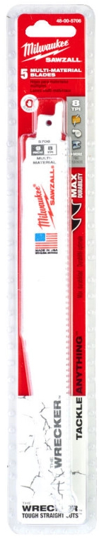 Фото - Полотно Milwaukee WRECKER 230х3,6/2,3мм 5 шт. (48475706)