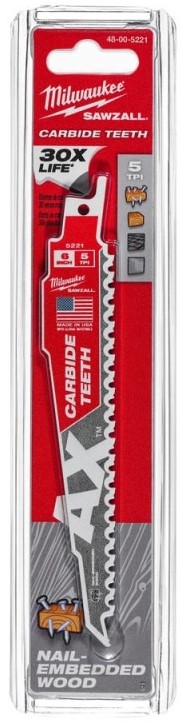 Фото - Полотно Milwaukee TCT AX FANG TIP 150х5 мм (48005221)