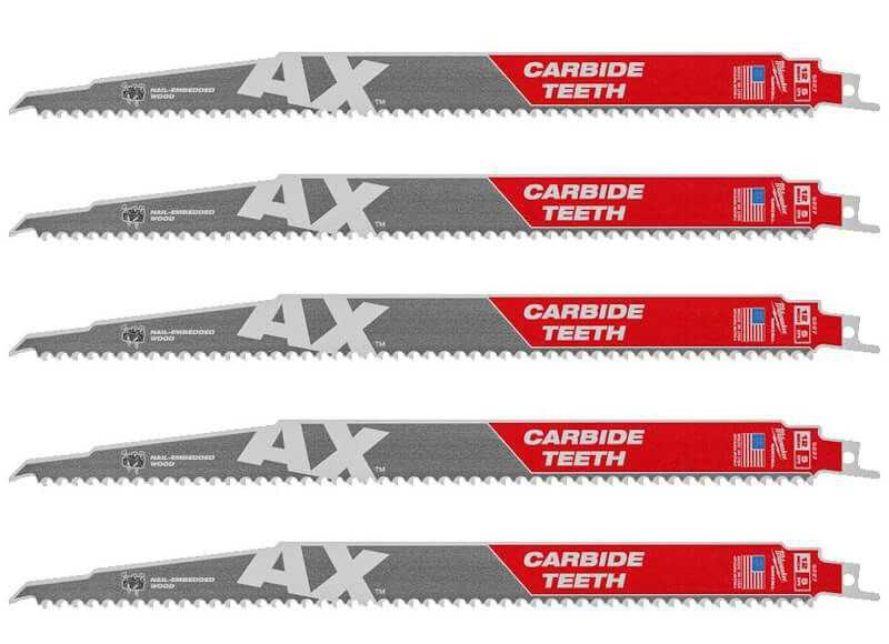 Полотно Milwaukee AX CARBIDE MILWAUKEE 300мм/5мм 5 шт. (48475527)