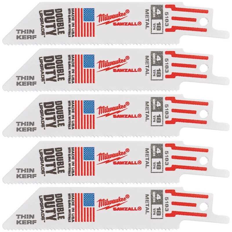 Полотно Milwaukee THIN KERF 100х1,4 мм 5 шт. (48475183)
