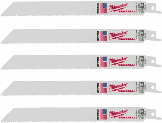 Полотно Milwaukee THIN KERF  200х3,1/2,1мм, 5 шт. (48475093)