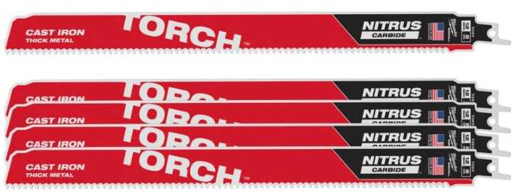 Фото - Полотно Milwaukee TORCH CARBIDE NITRUS 300х3,1 мм 5 шт. (48475563)