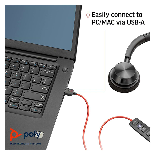 Фото - Гарнітура дротова Poly Blackwire 3320-M (8X220AA)