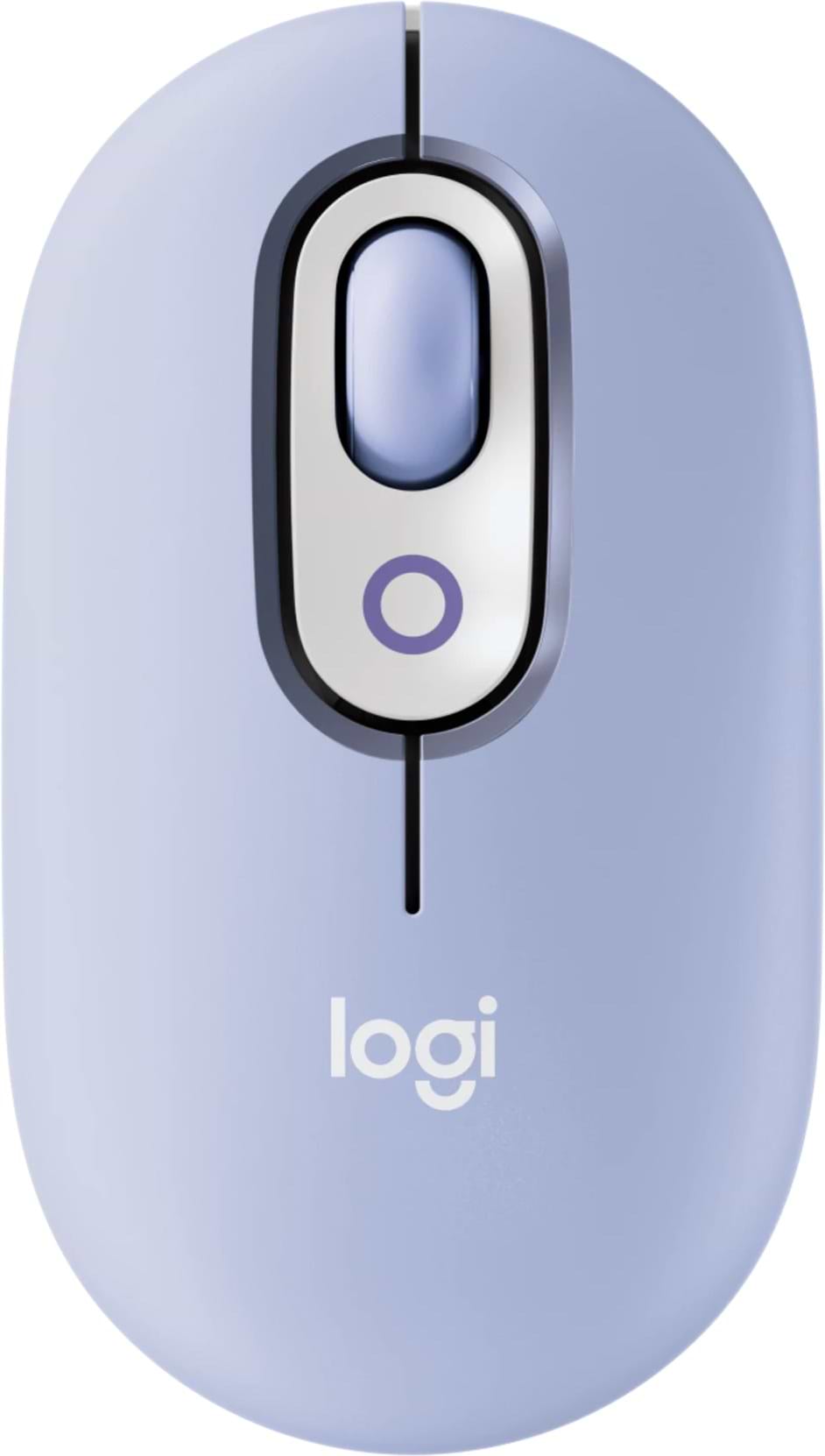 Миша бездротова Logitech POP Mouse with emoji Lilac (910-007414) - Фото 1