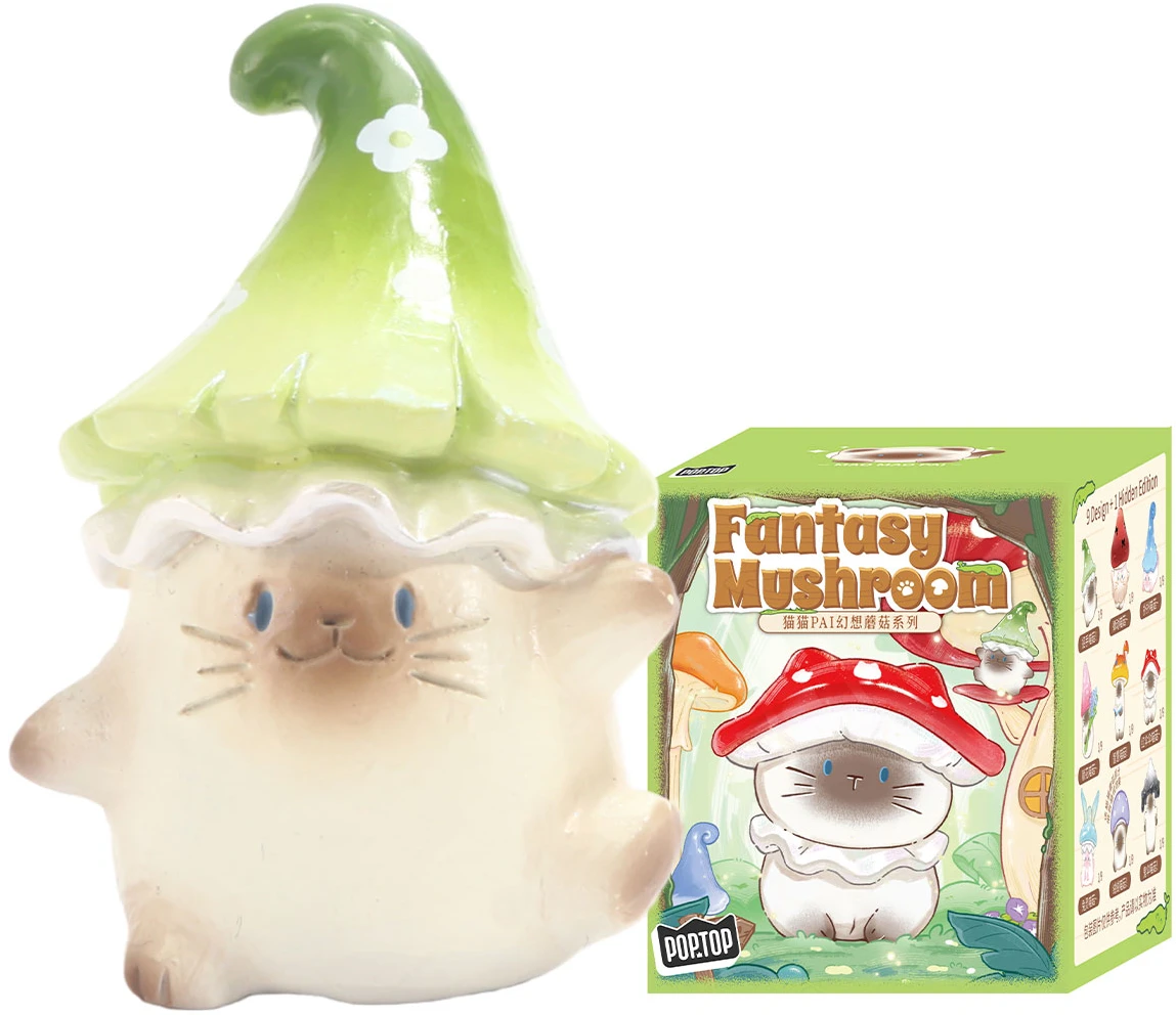 Колекційна фігурка Pop Top ThingsWoo серії Cat PAI - КОТО-ГРИБОЧКИ в асортименті (W1244-23)