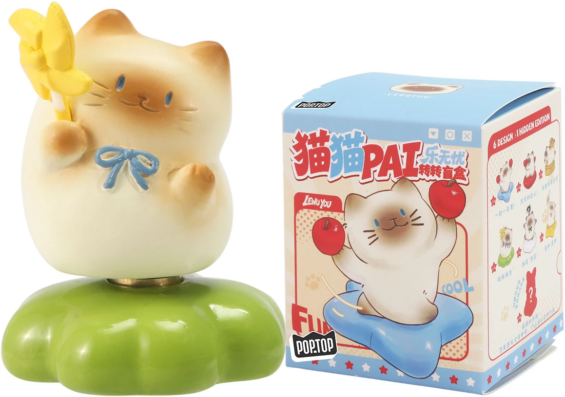 Колекційна фігурка Pop Top ThingsWoo серії Cat Cat PAI - КОТИКИ ЩАСТЯ в асортименті (W1244-25)