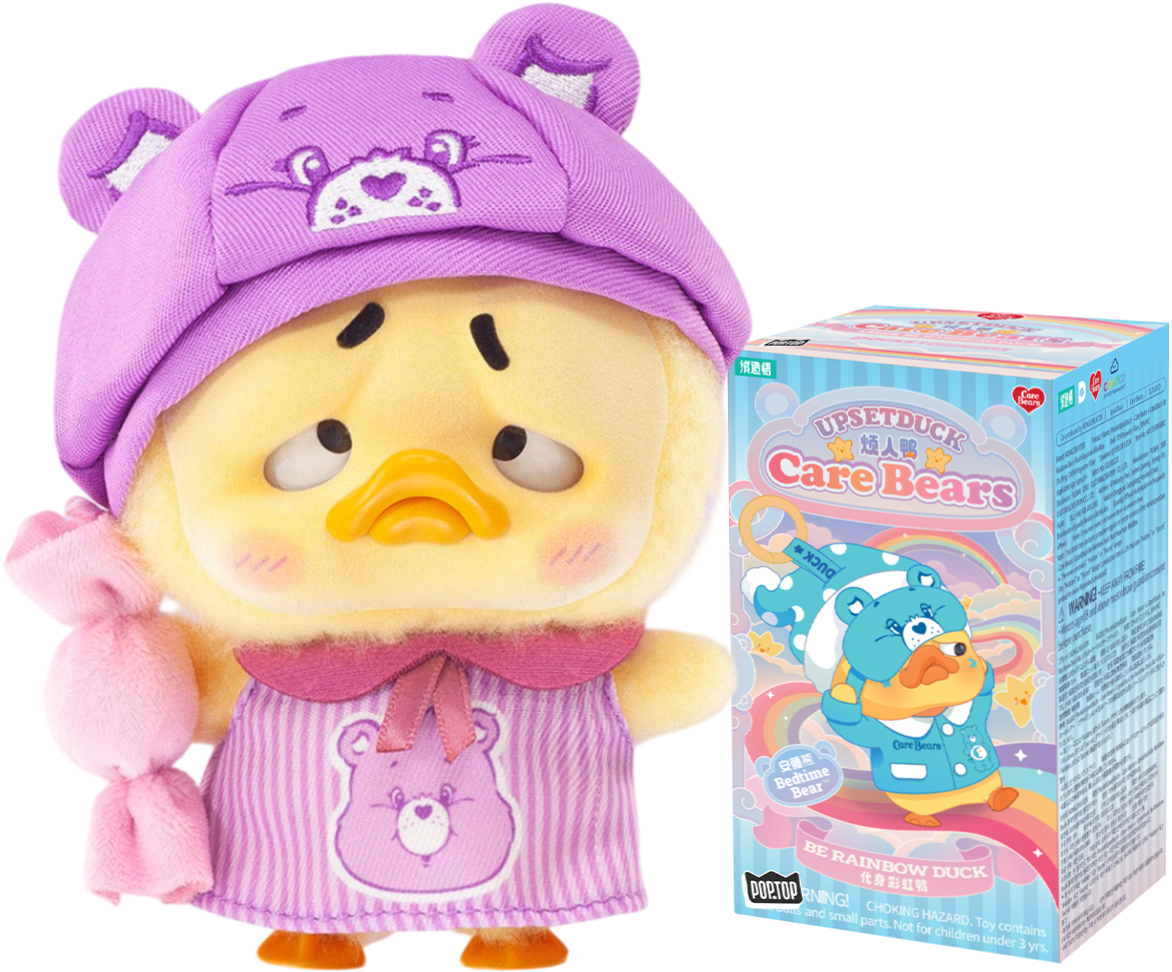 Колекційна м'яка іграшка Pop Top 1983toys серії Upset Duck x Care Bears - БУДЬ РАДУГОЮ в асортименті (AP17183806800C)
