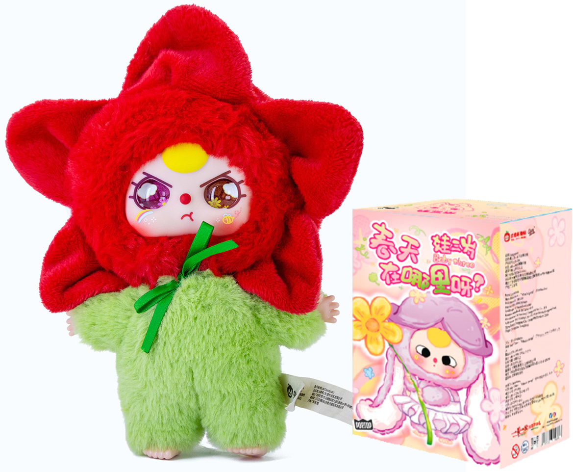 Колекційна м'яка іграшка Pop Top Cureplaneta серії Baby Three - ВЕСНА в асортименті (CRP2603)