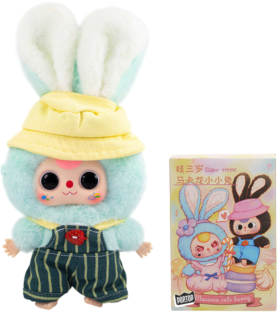 Коллекционная мягкая игрушка Pop Top Cureplaneta серии Baby Three - МАКАРОНЧИКИ в ассортименте (CRP2605)