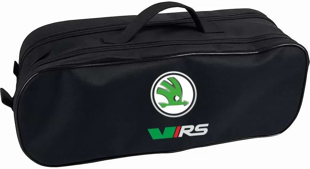 Сумка-органайзер в багажник Poputchik Skoda RS Black 50х18х18 см (03-112-2Д)