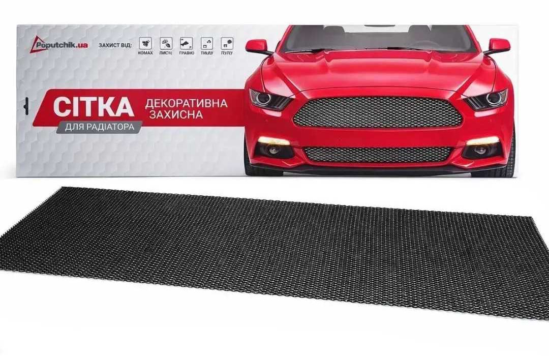 Сетка декоративно-защитная для радиатора Poputchik СОТА 120х40 см №107.03 (151-124-107.03-К)