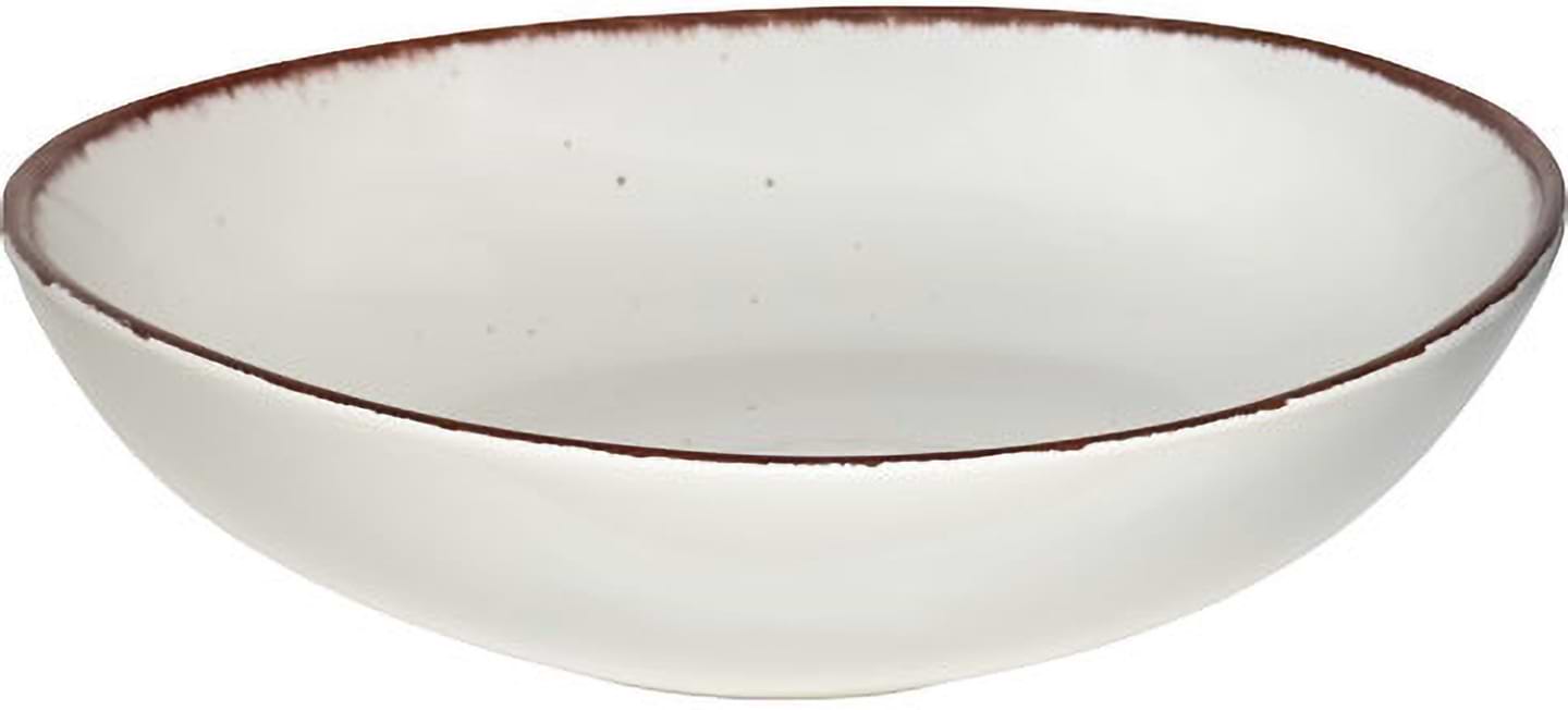 Тарелка обеденная PORLAND NATURE LOOK OFF-WHITE 23 см (4139224)