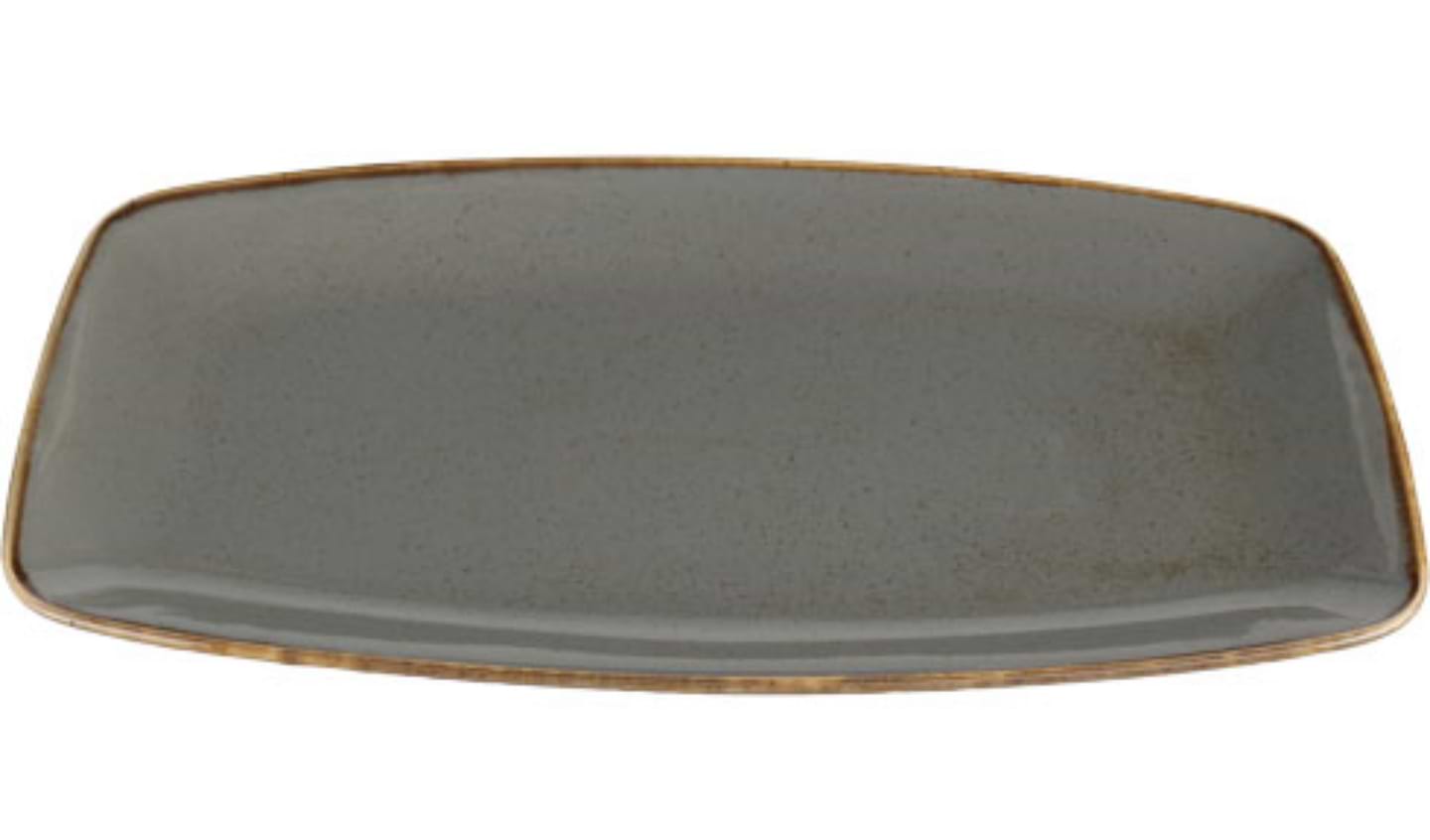 Блюдо PORLAND SEASONS 31х18 см темно-сірий (04ALM002444)