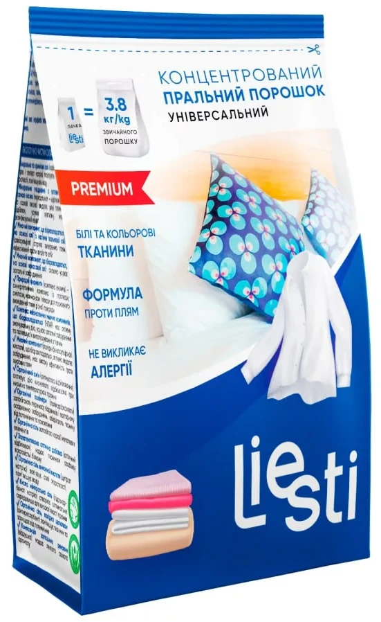 Стиральный порошок Liesti концентрированный универсальный 1 кг (4820271000129)