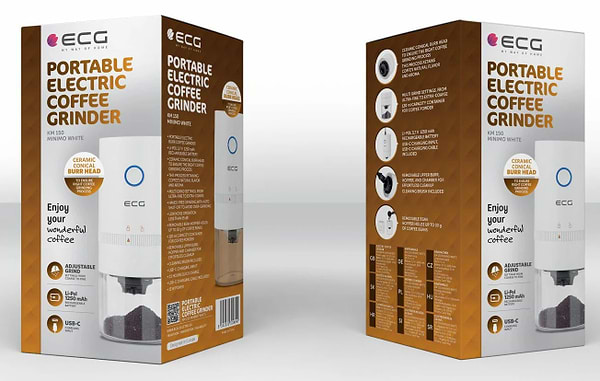 Фото - Кофемолка ECG KM 150 Minimo White