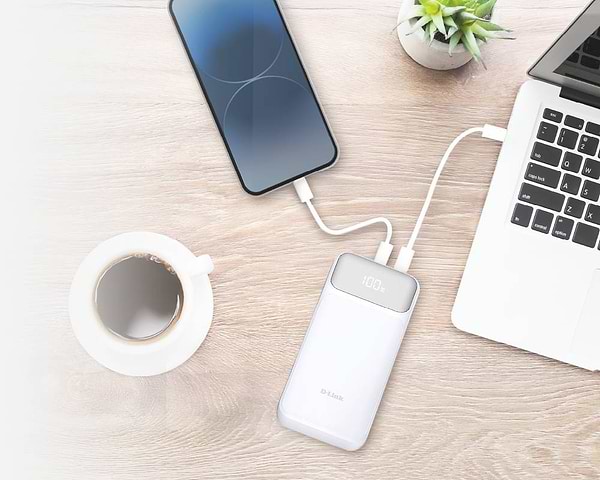 Фото - Батарея мобільна D-Link 20000mAh White (DPP-201)