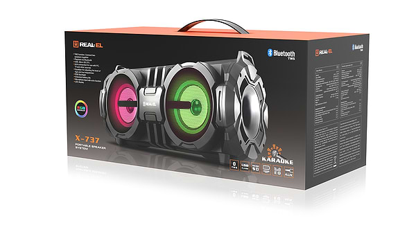 Фото - Акустичні системи REAL-EL X-737 Black