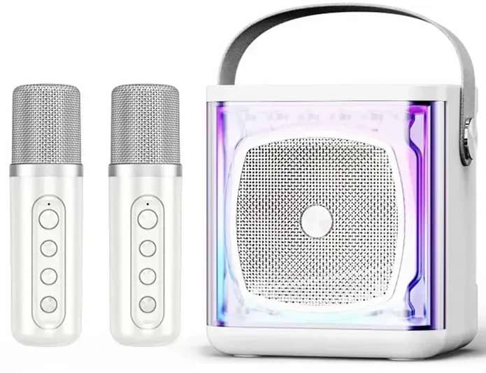Портативна акустика INSPIRE YS-308 White караоке - Фото 1