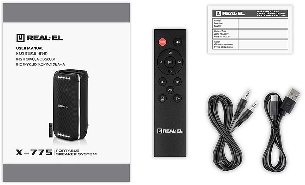 Фото - Акустическая система REAL-EL X-775 Black