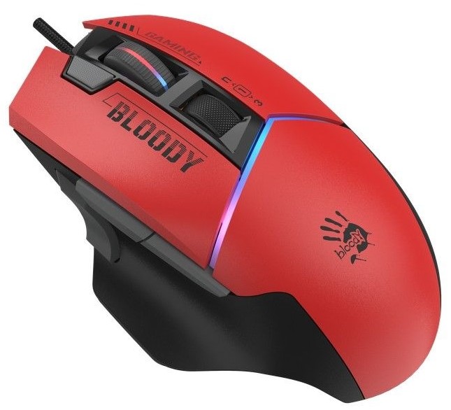 Фото - Мышь проводная игровая Bloody W95 Ultra (Sports Red)