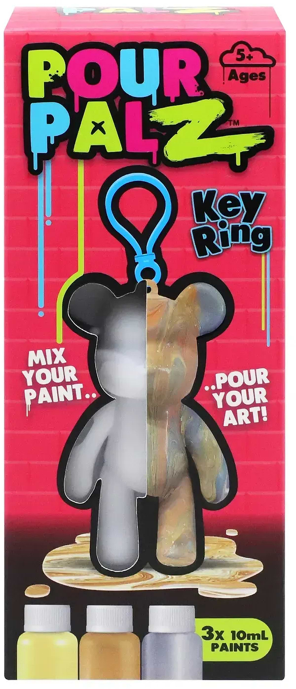 Фото - Набор для декупажа и росписи Pour Palz Брелок Ведмежёнок S2 в ассортименте (GS-G66341)