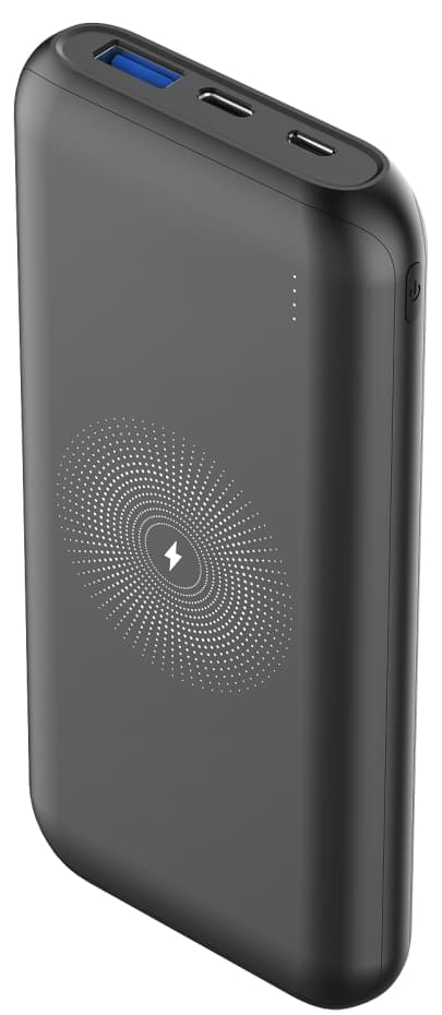 Батарея мобильная Grunhelm 10 000 mAh Black (GP-45AB-WQC) - Фото 1