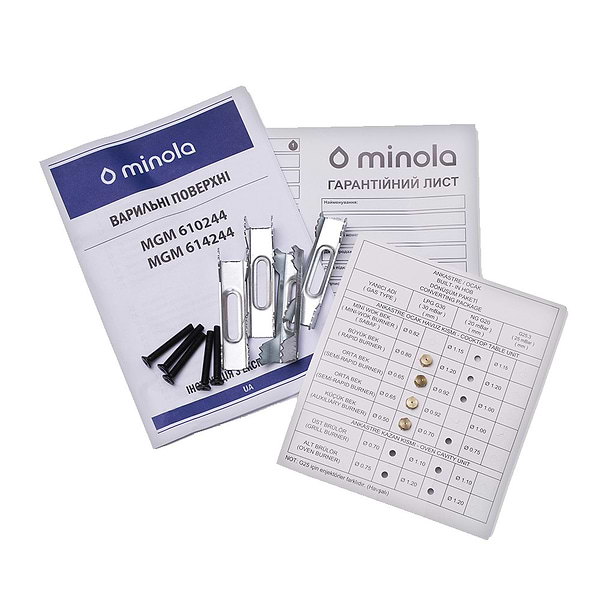 Фото - Варочная панель газовая Minola MGM 610244 WH