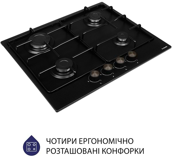 Фото - Варильна поверхня газова Minola MGM 61404 BL