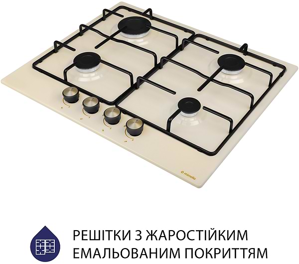 Фото - Варильна поверхня газова Minola MGM 61404 IV