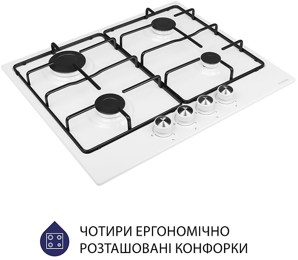 Фото - Варильна поверхня газова Minola MGM 61404 WH