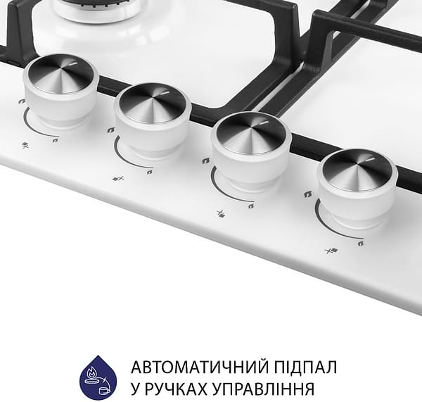 Фото - Варильна поверхня газова Minola MGM 614204 WH