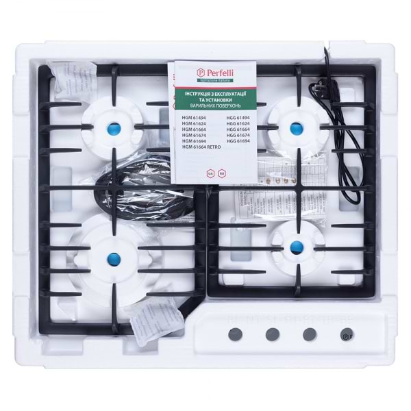 Фото - Варочная панель газовая Perfelli HGM 61494 WH