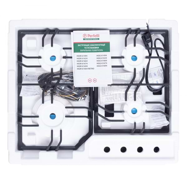 Фото - Варильна поверхня газова Perfelli HGM 61674 BL